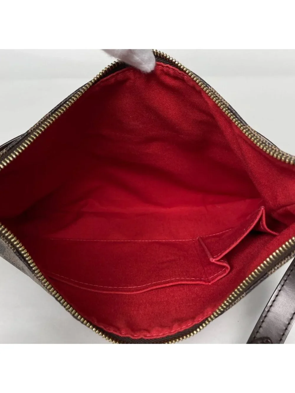 Louis Vuitton Blue Msbeli PM Shoulder Bag Damier Brown